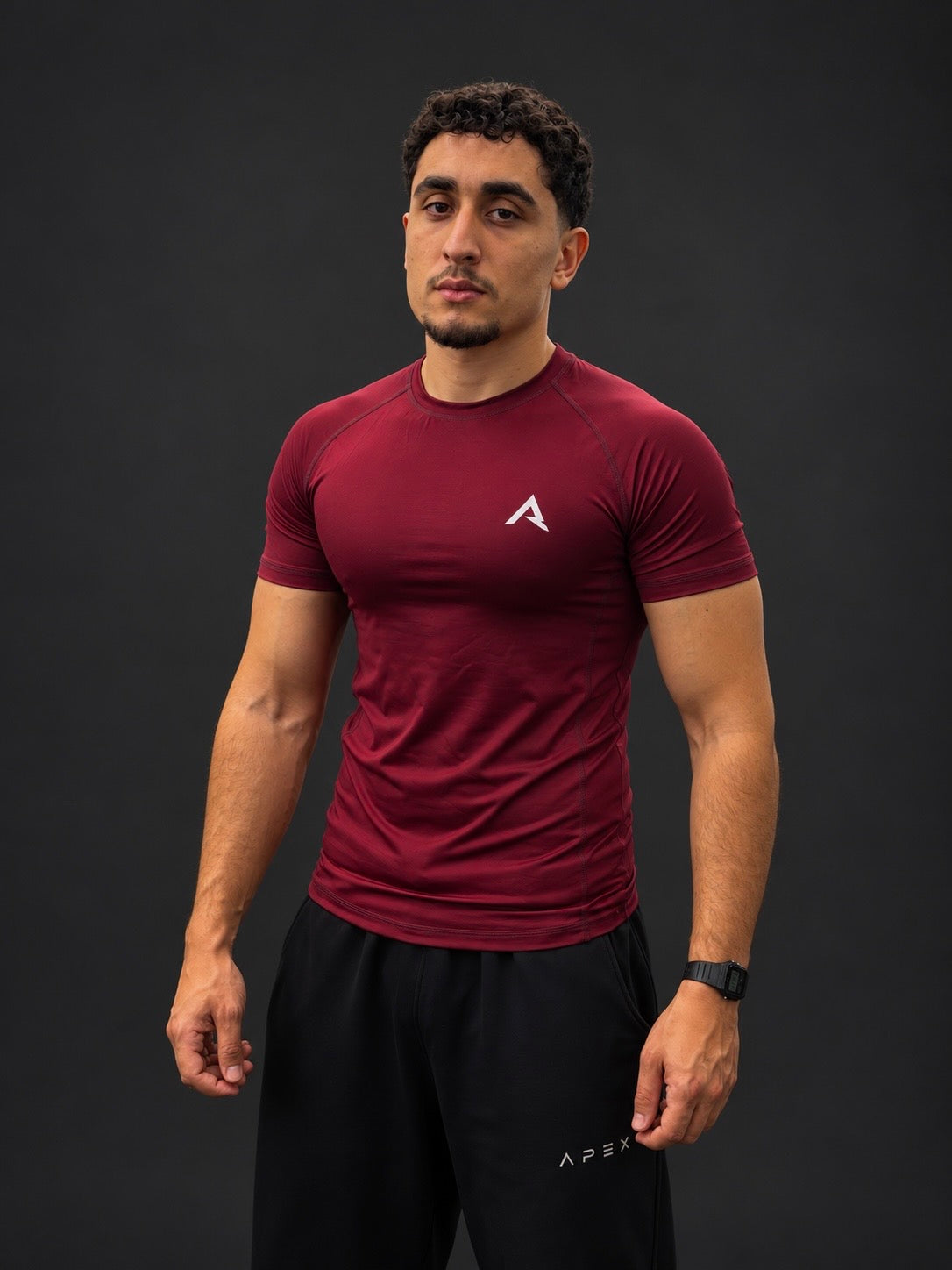Compression Shirt - Burgundy